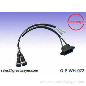 Medical Wire Harness UL 1015 18AWG AC Socket Fuse 5 AMP 110